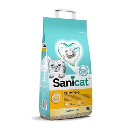 Arena Sanicat Clumping Unscented 8 Litros Eco