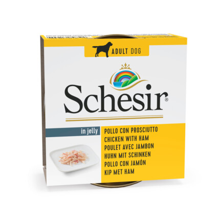 Schesir Lata Filetes De Pollo Con Jamón 150gr