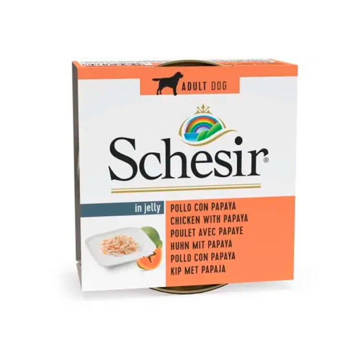 Schesir Lata Filetes De Pollo Con Papaya 150gr - Imagen 1