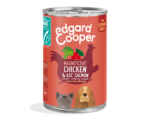 Edgard & Cooper Pollo Y Salmón Asc Lata 400 g Para Perros