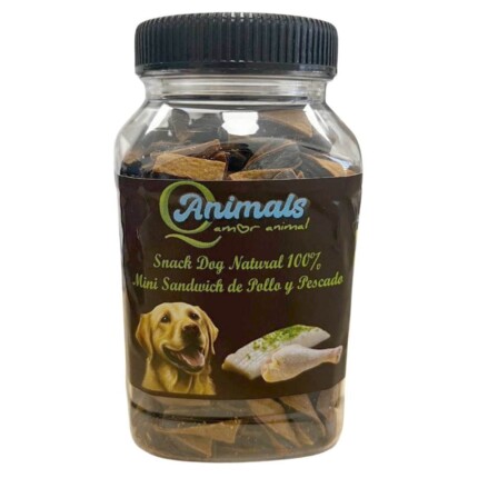 Qanimals Snack Mini Sandwich Pollo Y Pescado 200g