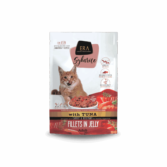 Alimento Húmedo ERA Sybarite Adult para Gatos de Atún con Zanahoria y Romero - Imagen 1