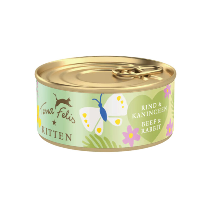 Terra Felis Gatito Buey Conejo 70gr - Imagen 1
