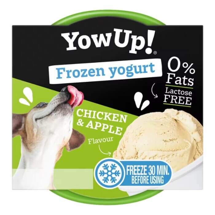 YowUp Yogur Helado de Pollo y Manzana 110g para Perros y Gatos - Imagen 1