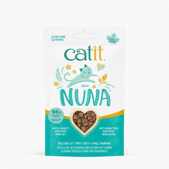 Catit Nuna Snack Mezcla Proteína de Insectos 60g - Imagen 6