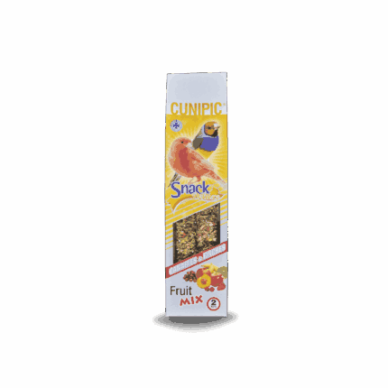 Barritas Snack Deluxe mix de frutas para canarios y diamantes 60 g Cunipic