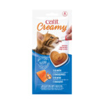 Catit Creamy Salmón y Gambas 4x10g