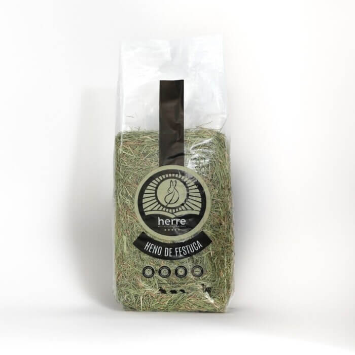 bolsa-heno-festuca Herre Heno de Festuca Extra Verde 1kg - Imagen 1