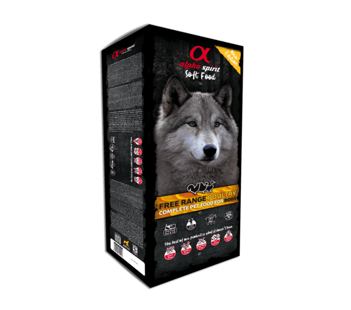 Alpha Spirit Pienso Semihúmedo de Ave de Corral para Perros - Imagen 1