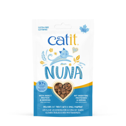 Catit Nuna Snack Proteína Insecto y Arenque 60g