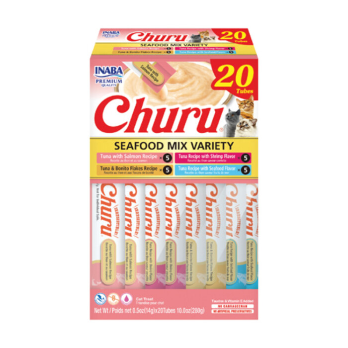 Churu Cat Variedad Marisco 20 x 14gr - Imagen 1