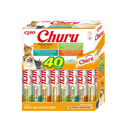 Churu Cat Variedad Pollo 40 x 14gr