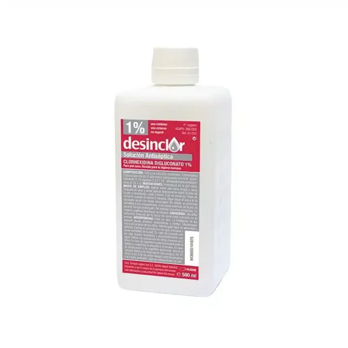 Desinclor Rosa Clorhexidina 500ml - Imagen 1