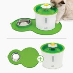 Catit Flower Fountain+Alfombrilla y Comedero 3L
