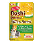 Churu Cat Dashi Silky Broth Pollo, Atún y Vieira 40g