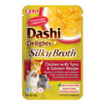 Churu Cat Dashi Silky Broth Pollo, Atún Salmón 40g
