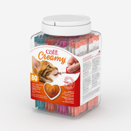 Catit Creamy Bote Surtido 80x10g