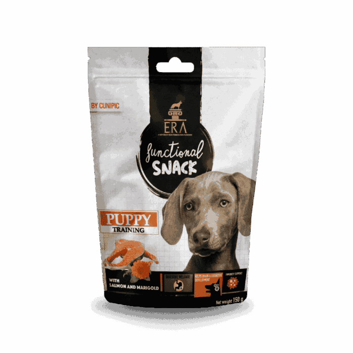 Snack ERA Puppy Training de Salmón con Caléndula 150g - Imagen 1