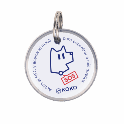 Koko Pets Chapa Identificativa NFC