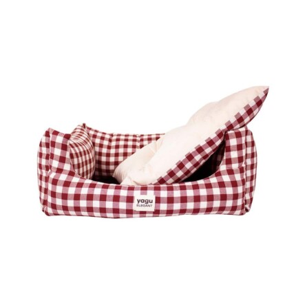 Cuna Yagu Confort Vichy Rojo