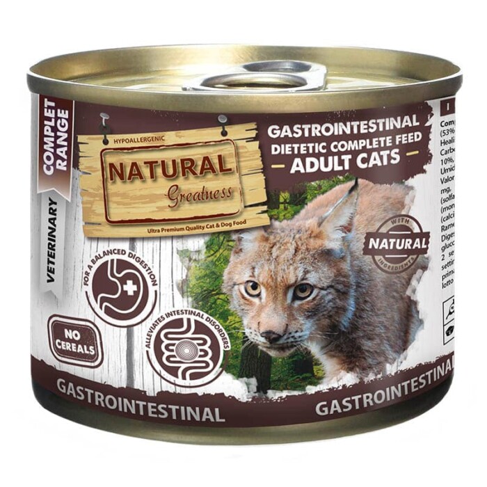 Natural Greatness Gastrointestinal Gatos 200g - Imagen 1