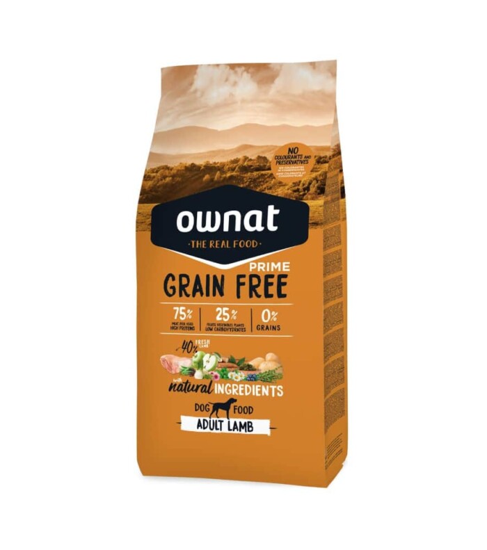 Ownat Grain Free Prime Adult Lamb Para Perros - Imagen 1