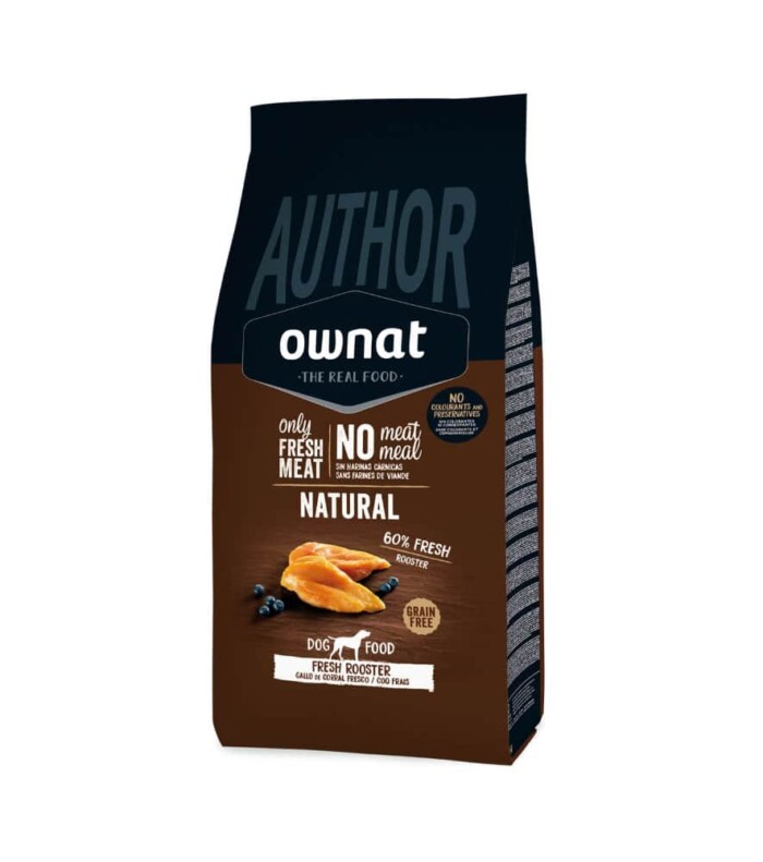 Ownat Author Grain Free Rooster Para Perros - Imagen 1