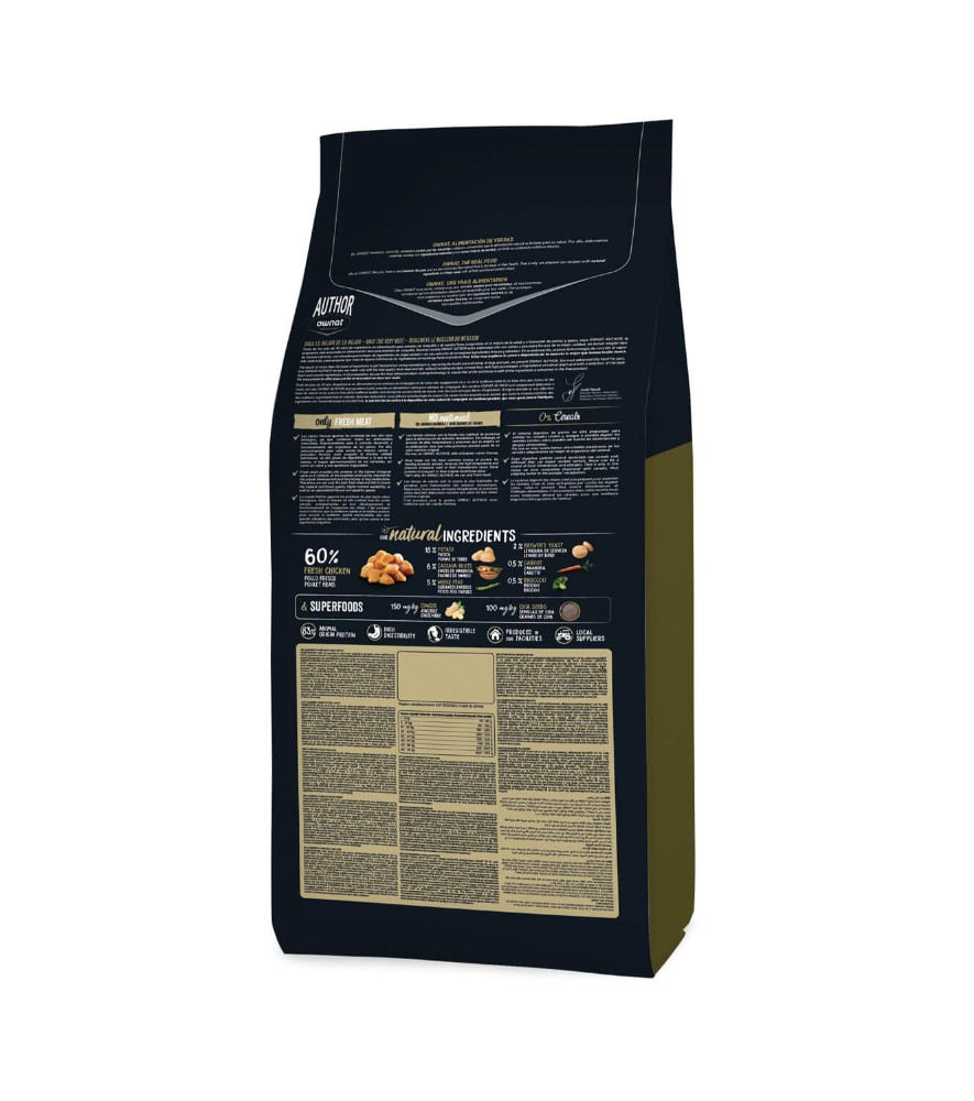 Ownat Author Grain Free Sterilized Fresh Chicken | Para Gatos - Imagen 4