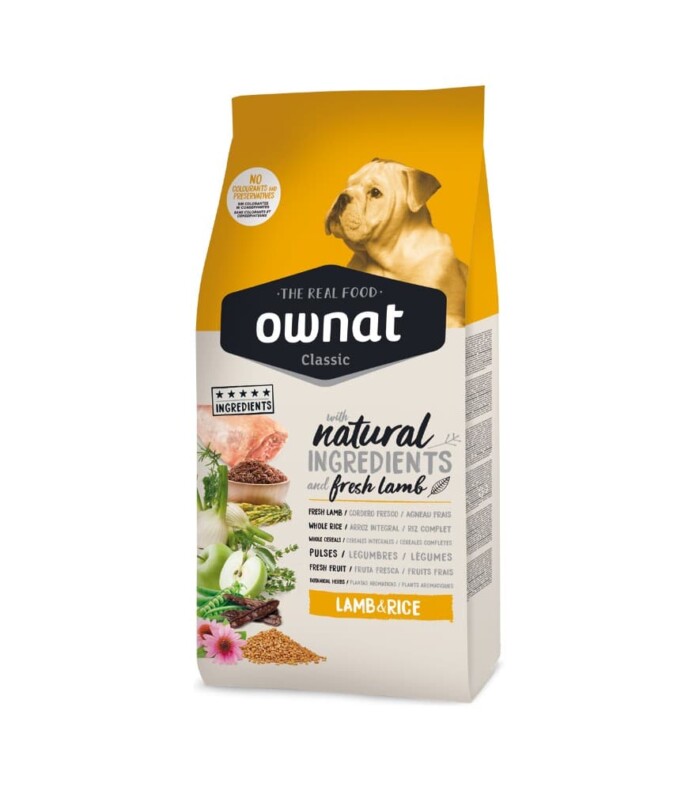 Ownat Classic Lamb & Rice Para Perros - Imagen 1
