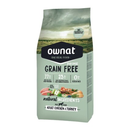 Ownat Grain Free Prime Adult Chicken&Turkey Para Perros