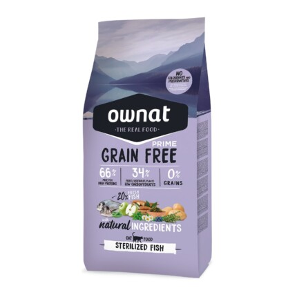 Ownat Grain Free Prime Sterilized Fish | Para Gatos
