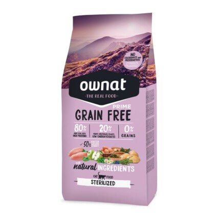 Ownat Grain Free Prime Sterilized | Para Gatos