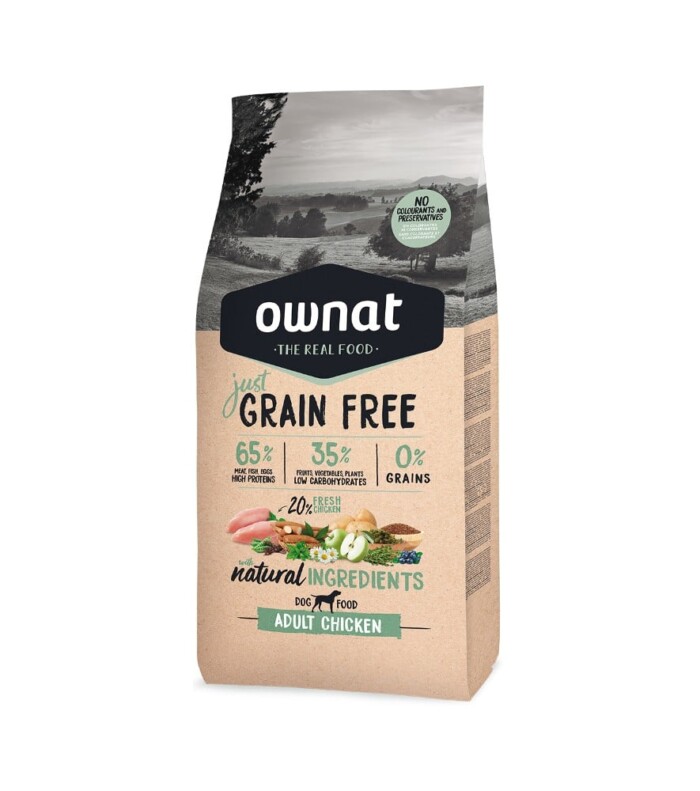 Ownat Grain Free Adult Chicken Para Perro - Imagen 1