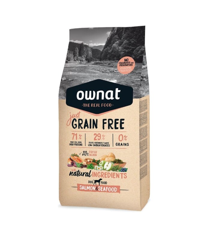 Ownat Grain Free Salmon & Seafood Para Perros - Imagen 1