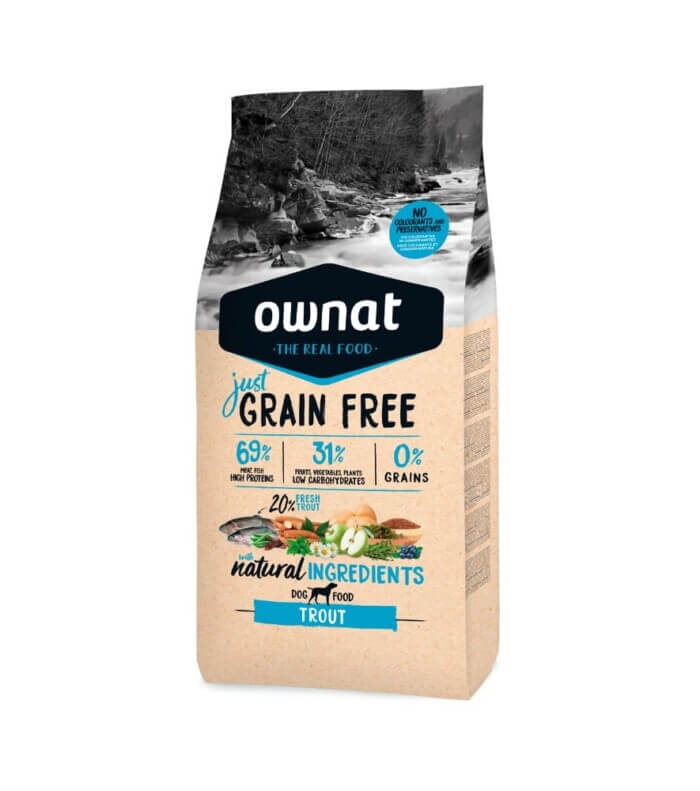 Ownat Grain Free Trout Para Perros - Imagen 1