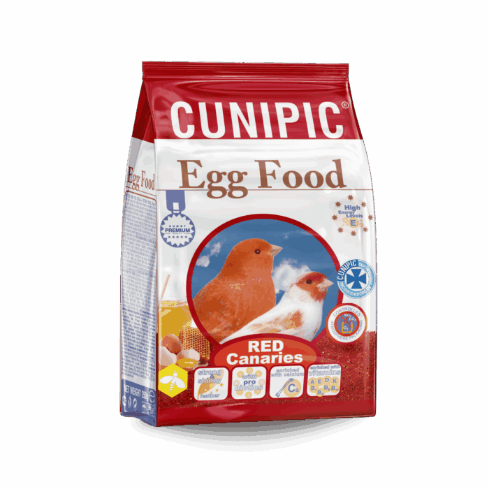 Pasta de Cría Roja Egg Food para Granívoros 250 g Cunipic - Imagen 1