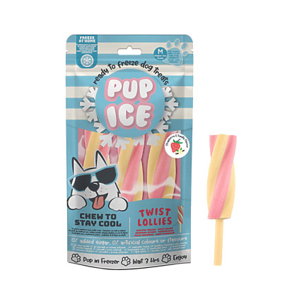 Pup Ice Twist Fresa y Vainilla