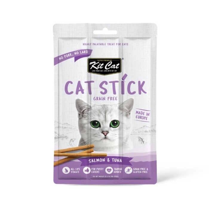 Kit Cat Stick Salmón con Atún de Aleta Amarilla 15g - Imagen 1