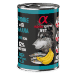 Alpha Spirit Lata Sardina Con Plátano Para Perros