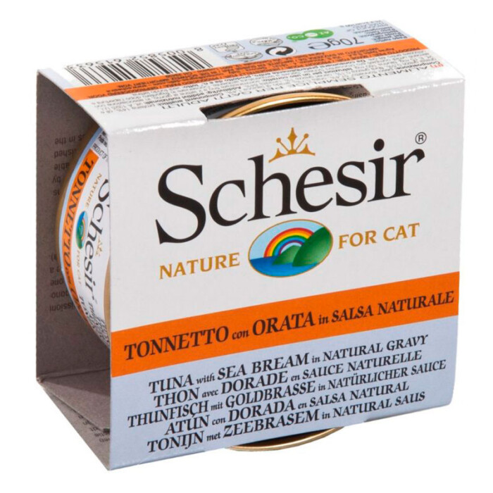 Schesir Lata Atún Con Dorada En Salsa Natural 85g - Imagen 1