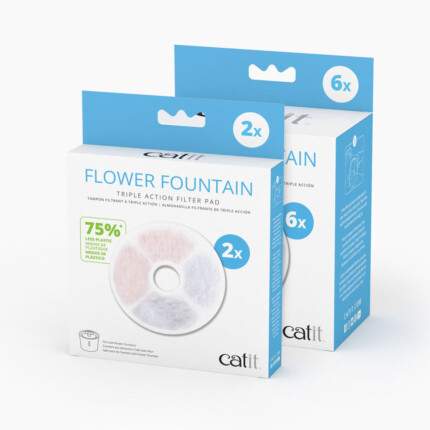 Catit Filtro de Triple Acción para Fuentes 6 uds