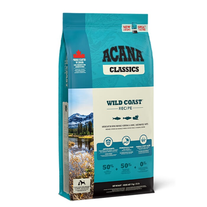 squared-ACANA Classics Wild Coast Recipe Front Right 17kg EMEA APAC Acana Wild Coast - Imagen 1