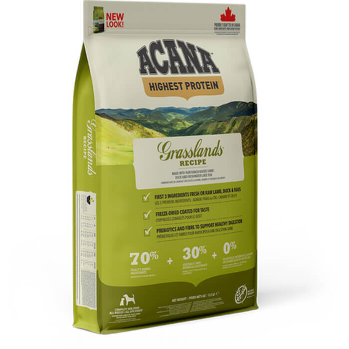 squared-ACANA Highest Protein Grasslands Dog Front Right 6kg Canada EMEA APAC -70% OUTLET- Acana Grasslands 2Kg - Imagen 1