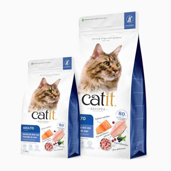 Catit Recipes Adulto Pescado Del Mar 2 Kg - Imagen 1