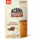 Acana High-Protein Dog Treats, Crunchy Chicken Liver Recipe