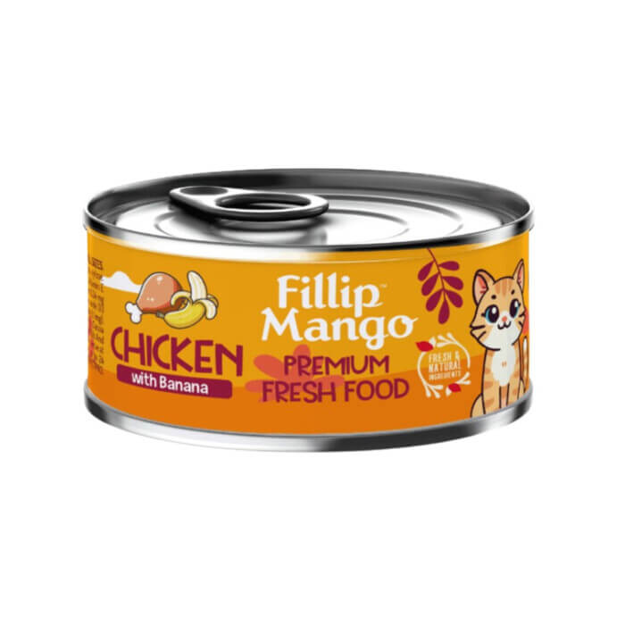 Fillip Mango Pollo con Plátano para Gatos 85g - Imagen 1