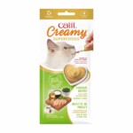 Catit Creamy Superfoods PolloCoco y Kale 4x10g