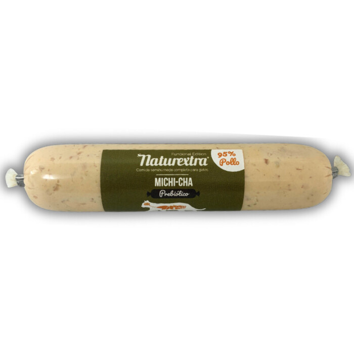 Naturextra Salchicha Funcional para Gatos con Inulina de Achicoria y Brócoli - Imagen 1