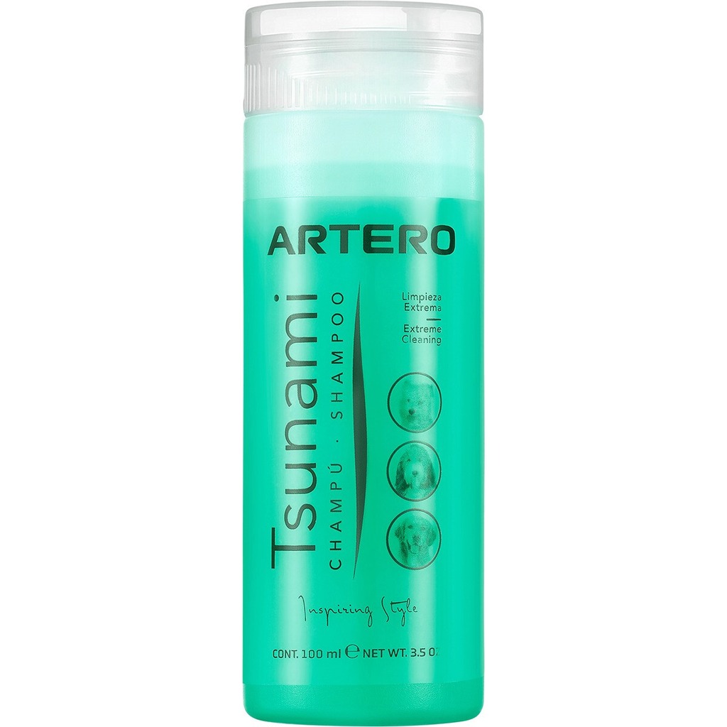 2fe3c13ff89c8c90da7b-a26d8313-sq-1.jpg Artero Tsunami Champú para Perros 100ml - Imagen 1