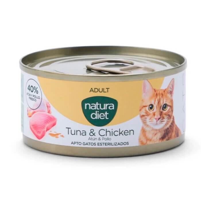 Natura Diet Cat Adult Paté Atún y Pollo 85 Gr - Imagen 1